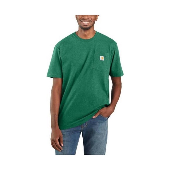Carhartt Men's Short Sleeve Tee in Green - Picture 1 of 1